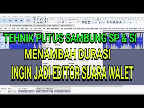 Download MP3 POTONG DAN SAMBUNG SUARA WALET || CARA EDIT SUARA MENJADI SP /SI