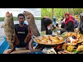 Lagu Catch \u0026 Cooking, Makan bersama Warga di Pulau usai nangkap Ikan Kerapu dan Belut Besar #day8 