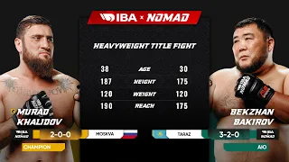 MURAD "CHAMPION" KHALIDOV vs BEKZHAN "AYU" BAKIROV | TITLE FIGHT | FULL FIGHT | IBA NOMAD 16