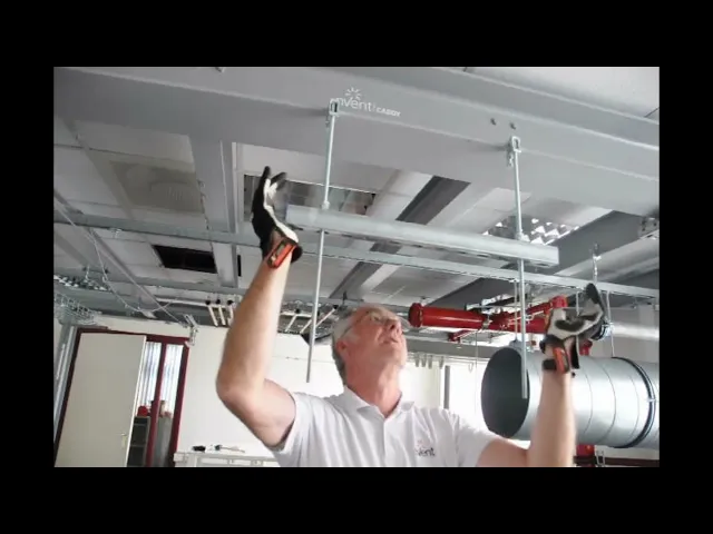 nVent CADDY QCN Rod Lock Spring Steel Strut Nut And SN Nut - Building a 2-Tier Strut Trapeze