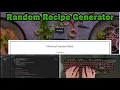 Creating Random Recipe Generator App with Vanilla Js HTML and CSS - ASMR Programming