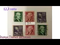 Stamps Thomas Jefferson 1 2 3 cents JOSERSHINA in world