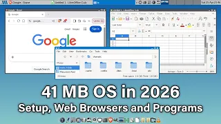 Tiny Core Linux x64 in 2026 - Setup Tools Web Browsers Programs