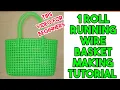 Lagu 1 Roll Running Wire Basket Making Tutorial and tips [For Beginners]@nagascooking6846