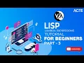 Lambda Expressions in LISP PART - 3 LISP Lambda Tutorial LISP Certification Training ACTE
