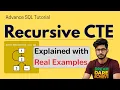 Recursive CTE Recursive Query in SQL with Example SQL Tutorial Advance SQL SQL full course