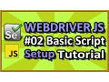 WebDriverJS Basic Script Part 02 QAShahin