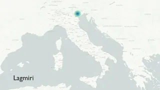 Italian Surname Maps - L to Q