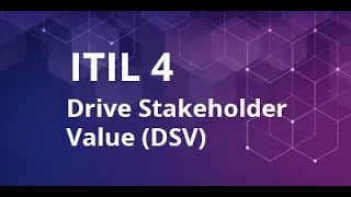 ITIL® 4 DSV: Como gerar valor para as partes interessadas.