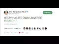 Mrs Kim Kardashian West vs Yeezy Mafia YEEZY on instagram Valee on Ye as EP