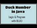 Duck Number Logic and Program in Java