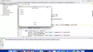 Python GUI Display quiz results in status bar using tkinter in Hindi