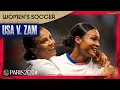 Mallory Swanson s brace leads USWNT to DOMINANT win against Zambia Paris Olympics NBC Sports