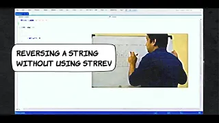 Program-Reversing a String Programming in C