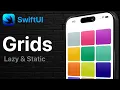 SwiftUI Grids - LazyVGrid LazyHGrid Static Grid