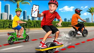 Người cuối cùng dừng lại khi lái xe về phía trước sẽ thắng 1.000 đô la!