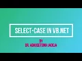 SELECT-CASE IN VB NET