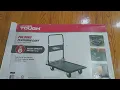 Putting together Walmart Hyper Tough Folding Platform Cart