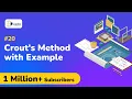Crout s Method with Example