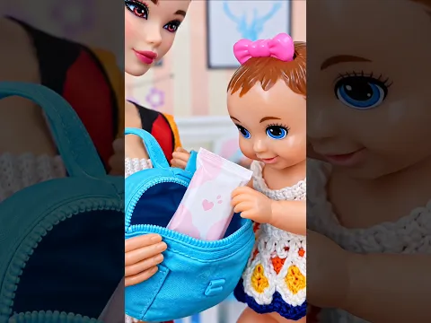 Baby Dolls Pack Their Bags for Kindergarten! 🎒💕