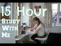 Study With Me 15 HOUR STUDY DAY study motivation