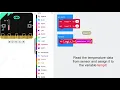 09 Use of variables in Micro bit programming - Centigrade to Fahrenheit conversion