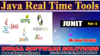 Java Real Time Tools Java Tools Junit Part - 5 by AnjiReddy