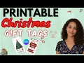 How To Make Printable Christmas Gift Tags in Canva to SELL on ETSY Easy Tutorial
