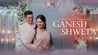 ganesh u0026 shweta highlight engagement cinematic p3 productions vasai virar 2023