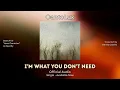 "I'm What You Don't Need" Official Audio 😔 Song by CantoLux