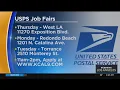 USPS To Host Three Job Fairs In Los Angeles