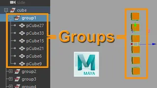 Grouping in Maya