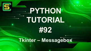Python Tutorial - Tkinter