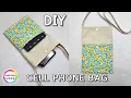 Download Lagu [DIY] How to make a Cell Phone Bag | Mini Crossbody Bag | Easy Tutorial