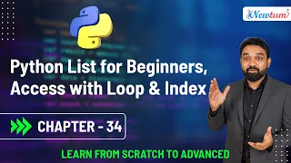 Python List for Beginners Access with Loop Index Chapter 34