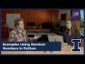 Examples Using Random Numbers in Python M3-02a