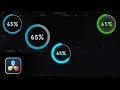 Circular Percentage Progress Bar Animation in DaVinci Resolve Fusion Motion Graphics Tutorial