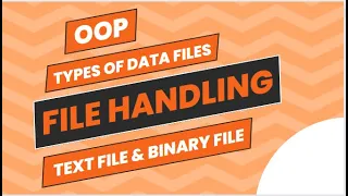 File Handling in C for Beginners Text File Binary File File Modes