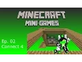MINECRAFT Mini Game Tutorial - How to Build a Connect 4 Clone