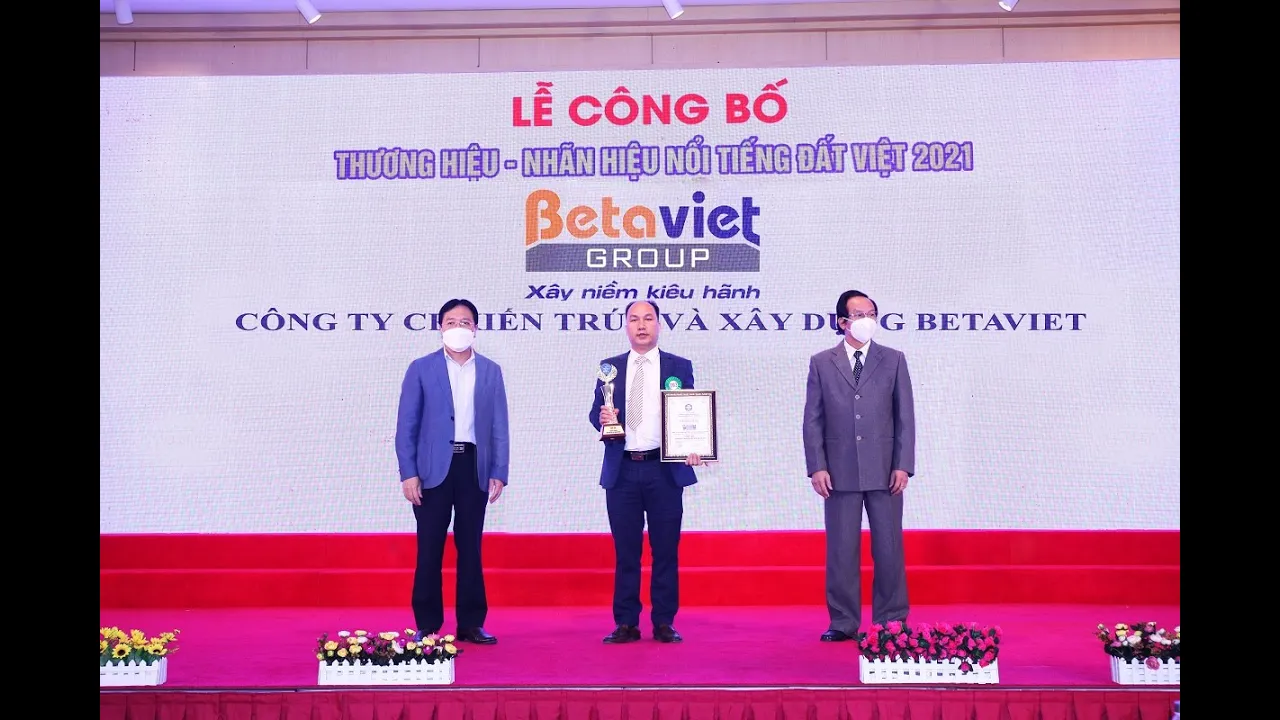 🏆 [BETAVIET] Vinh danh Top 50 thương hiệu nổi tiếng đất Việt 2021