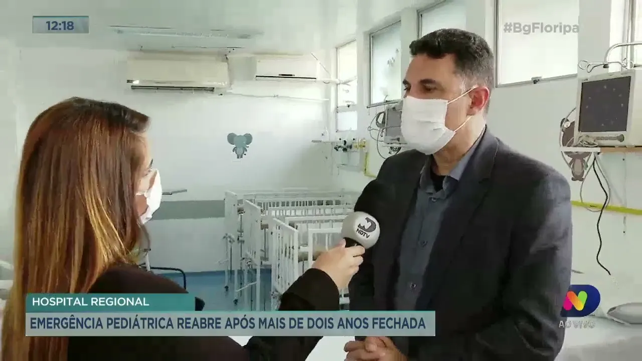 Emergência pediátrica do Hospital Regional de São José reabre após mais de 2 anos fechada