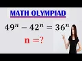 A Nice Olympiad Exponential Problem