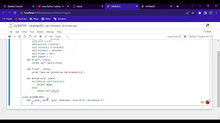 Pyhton Code Lesson 16 Markov Decision Process Basic Idea and Implementation of MDP Code Part 1