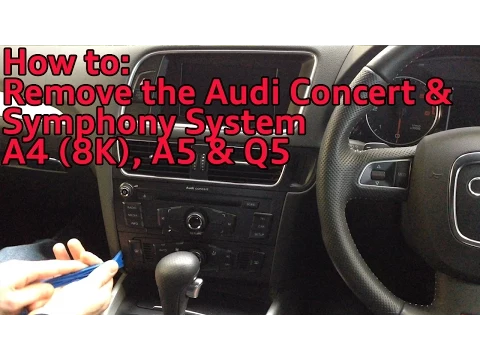 Download MP3 How to Remove The Audi Concert & Symphony Radio System