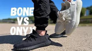 The Yeezy For Everyone Yeezy 350 ONYX VS BONE On Foot