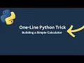 I Stopped Using Complex Code One-Line Python Trick