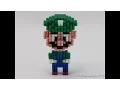 Perler Bead 3D Luigi