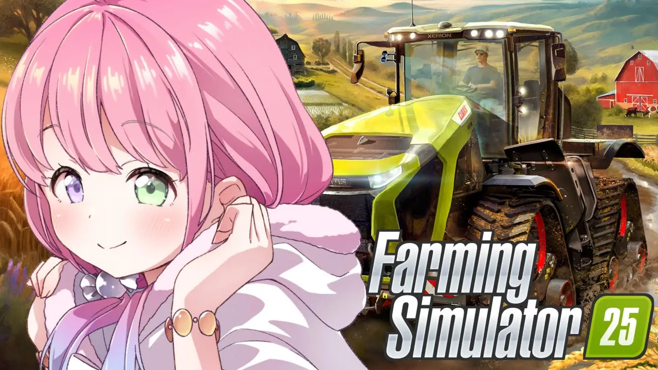【 Farming Simulator 25 】リアル農場生活はじめてみるのら🎃(・o・🍬)【姫森ルーナ/ホロライブ】