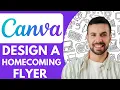 How to Design a Homecoming Flyer in Canva - 2025 Very Easy