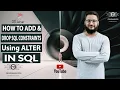 How To Add and Drop SQL Constraints Using ALTER Command SQL Tutorials SQL Server
